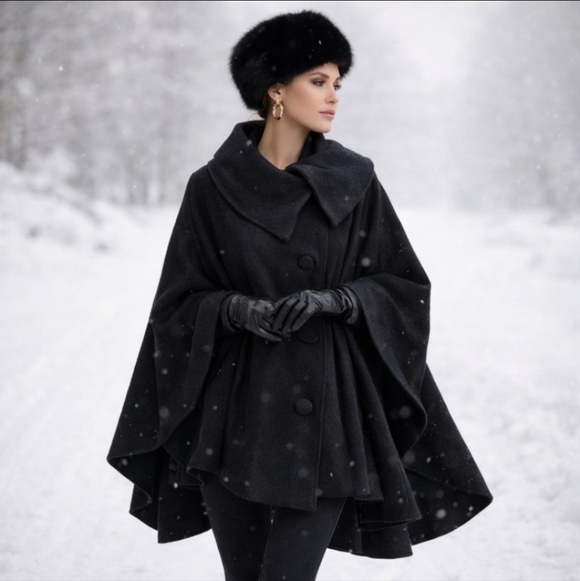 Sandro Jackets & Blazers - Sandro Boiled Wool Swing Jacket Plus Size Designer Minimalist Sz 1x